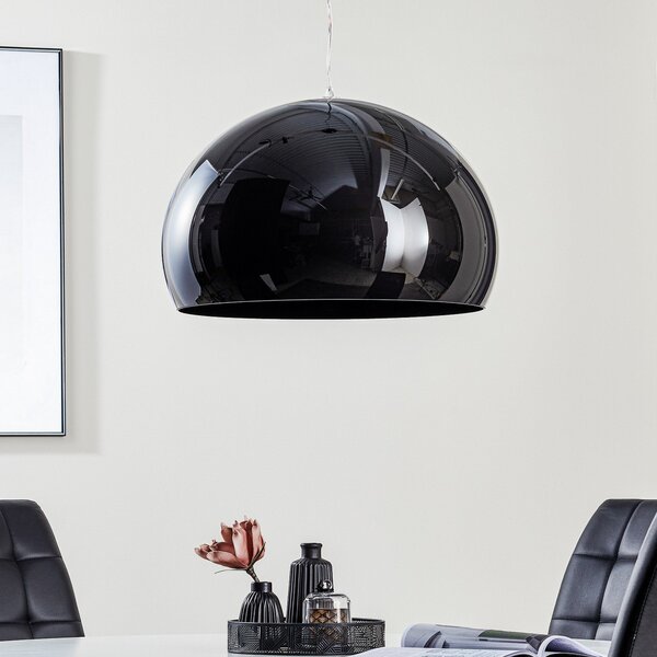 Függőlámpa Kartell, FL/Y, dimmable, Fekete, Nappali, Műanyag, Dizájn