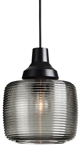 Függőlámpa DESIGN BY US, New Wave Stripe, dimmable, Szürke, Nappali, Alumínium, Dizájn