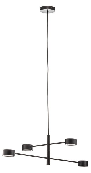 Függőlámpa Nordlux, Clyde, dimmable, Fekete, Konyha, Fém, Modern