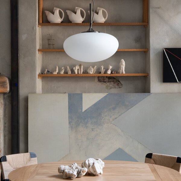 Függőlámpa GUBI, Stemlite, dimmable, Fehér, Nappali, Üveg, Dizájn