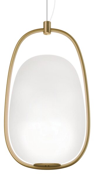 Függőlámpa kdln, Lannà, dimmable, Arany / Sárgaréz, Nappali, Üveg, Dizájn