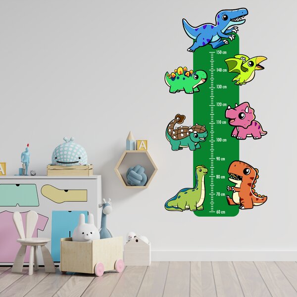 PIPPER. Textil falmatrica "Gyermek mérő - Dinoszauruszok"