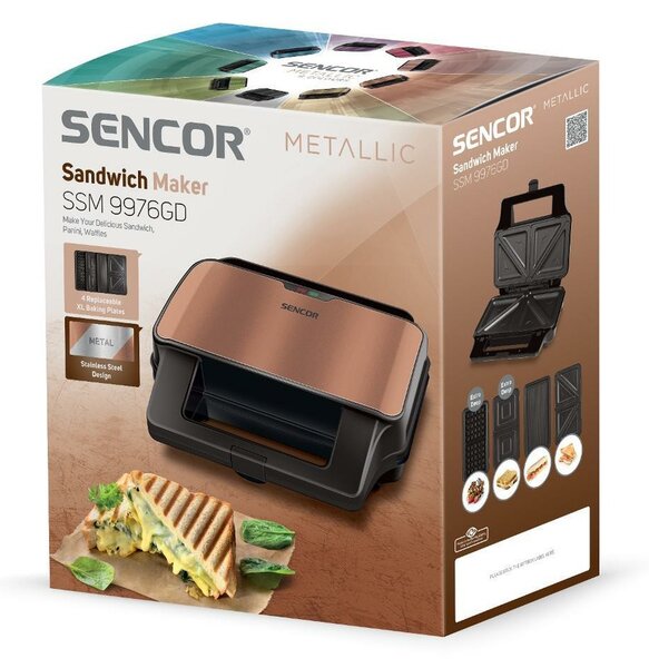Sencor SSM 9976GD szendvicskészítő gép