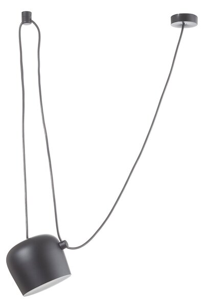 Függőlámpa FLOS, AIM Small, dimmable, Fekete, Nappali, Fém, Dizájn