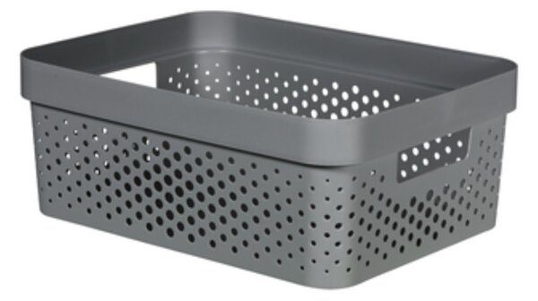 Curver Infinity Dots doboz 11L szürke