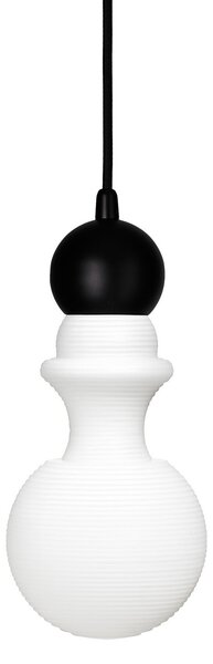 Függőlámpa DESIGN BY US, Paris 1920 XS, dimmable, Fehér, Nappali, Üveg, Dizájn