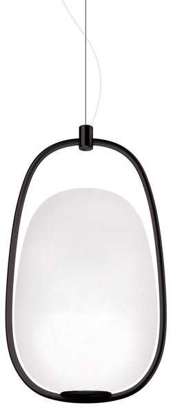 Függőlámpa kdln, Lannà, dimmable, Fekete, Nappali, Üveg, Dizájn