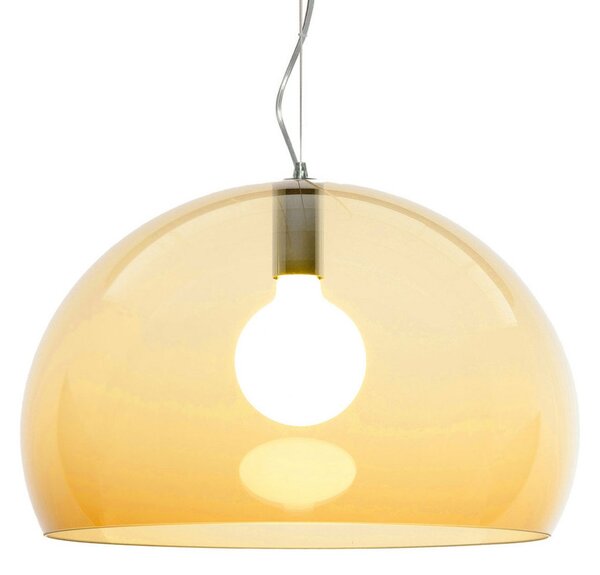 Függőlámpa Kartell, FL/Y, dimmable, Sárga, Nappali, Műanyag, Dizájn