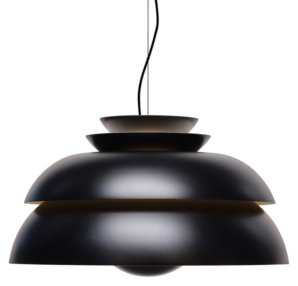 Függőlámpa FRITZ HANSEN, Concert P3, dimmable, Fekete, Nappali, Fém, Dizájn