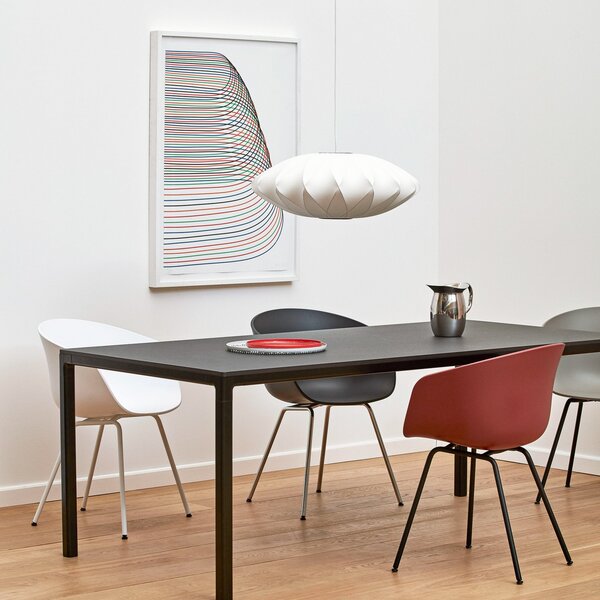 Függőlámpa HAY, Nelson Saucer Bubble Crisscros, dimmable, Fehér, Nappali, Műanyag, Dizájn