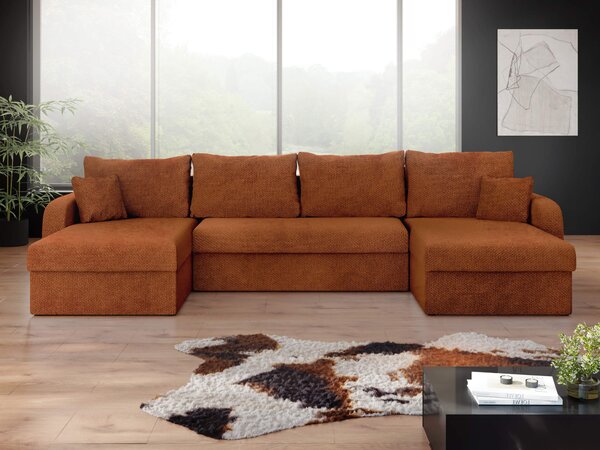 Sarokkanapé Comfivo Melissa III, Kárpit, 80x304x140cm
