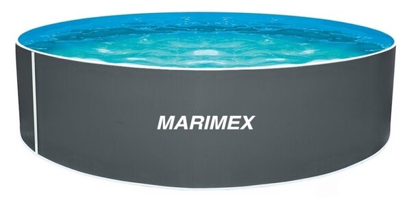 Marimex Orlando medence 3,66 x 0,91 m SZÜRKE + Olympic szkimmer (tömlők és létra nélkül)