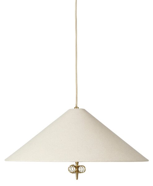 Függőlámpa GUBI, 1967, dimmable, Fehér, Nappali, Szövet / Textília, Dizájn