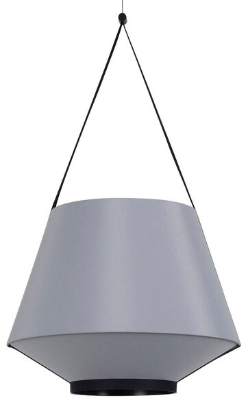 Függőlámpa Forestier, Carrie S, dimmable, Szürke, Nappali, Szövet / Textília, Dizájn