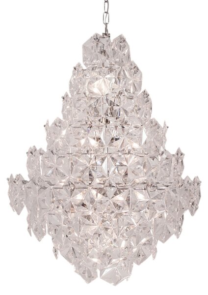 Függőlámpa By Rydéns, Monarque Grande, dimmable, Átlátszó, Nappali, Műanyag, Dizájn