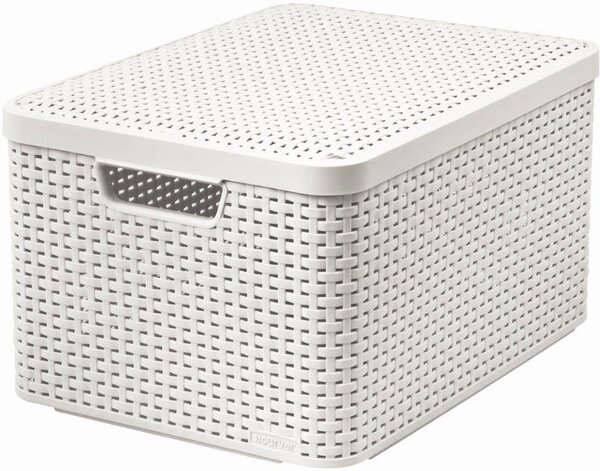 Box Curver Style L 30L tetővel, fehér