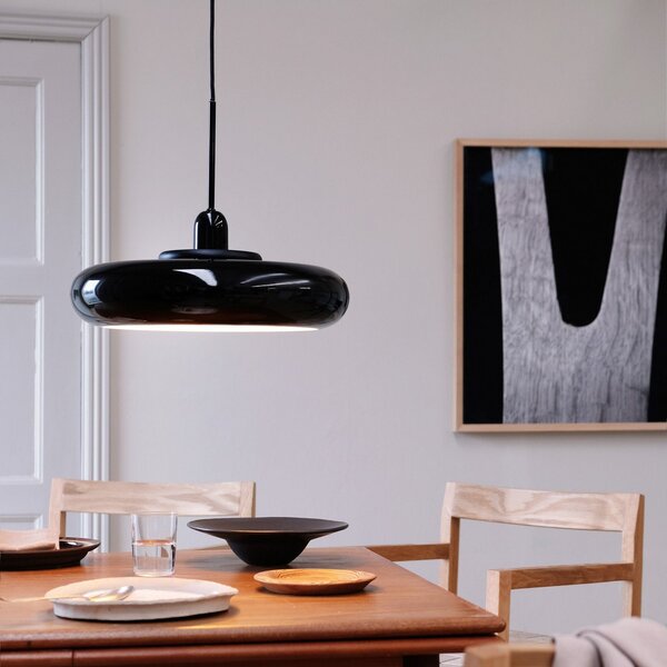 Függőlámpa Dyberg Larsen, Planet, dimmable, Fekete, Nappali, Fém, Dizájn