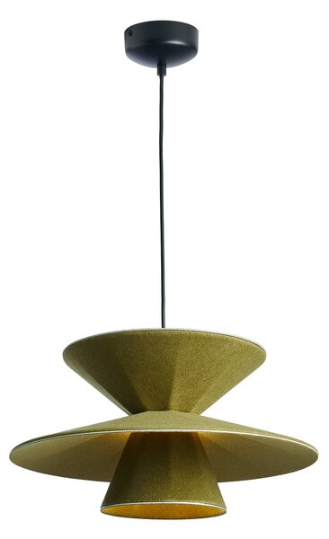 Függőlámpa LOOM DESIGN, Morphic, dimmable, Zöld, Nappali, Szövet / Textília, Modern