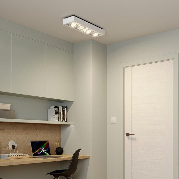 Mennyezeti Lámpa Arcchio, Ronka, dimmable, Fehér, Nappali, Fém, Modern