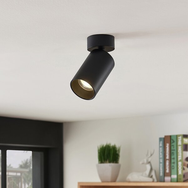 Mennyezeti Lámpa Arcchio, Brinja, dimmable, Fekete, Folyosó, Alumínium, Modern