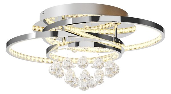 Mennyezeti Lámpa Lucande, Keely, dimmable, Fémes, Nappali, Fém, Modern