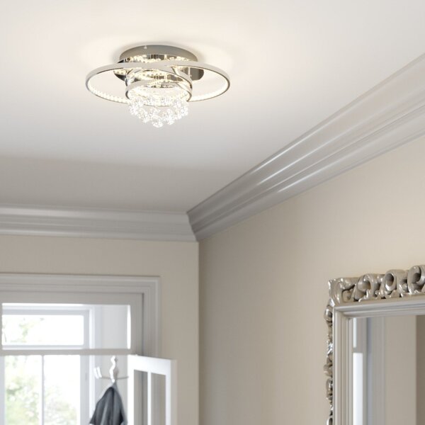 Mennyezeti Lámpa Lucande, Keely, dimmable, Fémes, Nappali, Fém, Modern