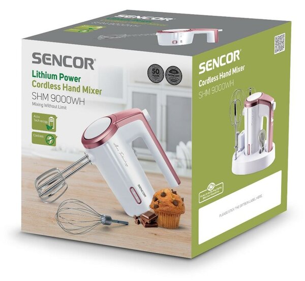 Sencor SHM 9000WH vezeték nélküli kézi habverő
