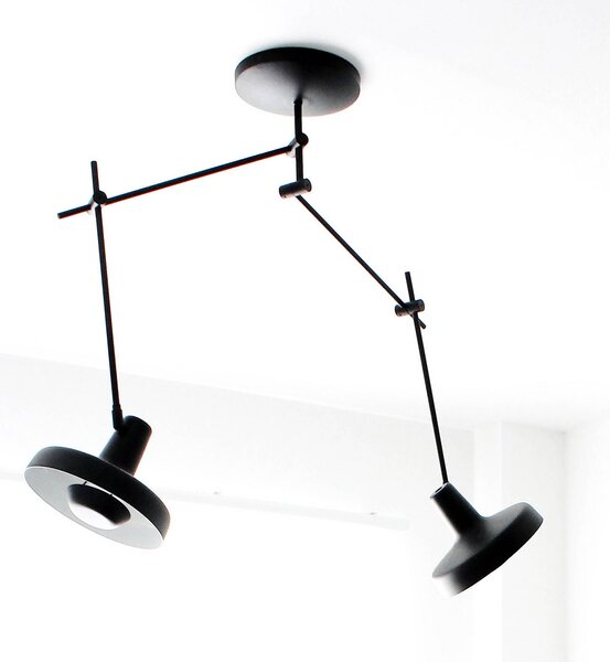 Mennyezeti Lámpa GRUPA, Arigato, dimmable, Fekete, Dolgozószoba / iroda, Fém