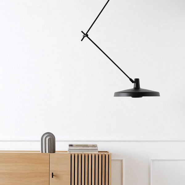 Mennyezeti Lámpa GRUPA, Arigato, dimmable, Fekete, Dolgozószoba / iroda, Fém