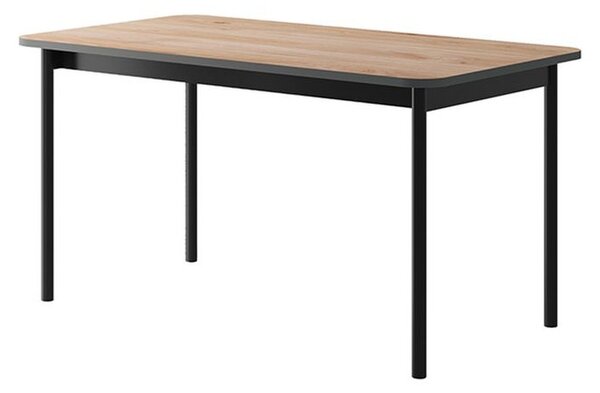 BASIC étkezőasztal BL140, 140x75x80, jackson hickory/grafit