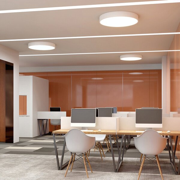 Mennyezeti Lámpa Arcchio, Noabelle, dimmable, Fehér, Konyha, Fém, Modern