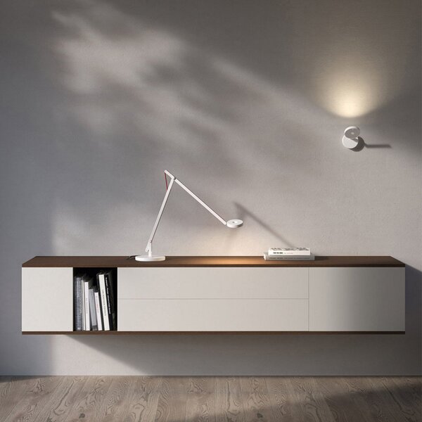 Fali Lámpa Rotaliana, String H0 DTW, dimmable, Fehér, Nappali, Fém, Dizájn