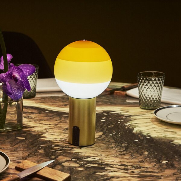 Asztali lámpa MARSET, Dipping Light, dimmable, Bézs, Nappali, Üveg, Dizájn