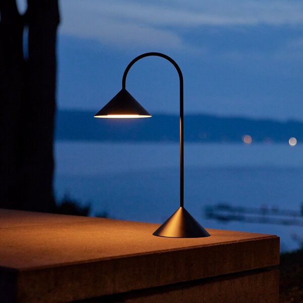 Kültéri Lámpa FRANDSEN, Grasp, dimmable, Fekete, Erkély, Fém, Dizájn
