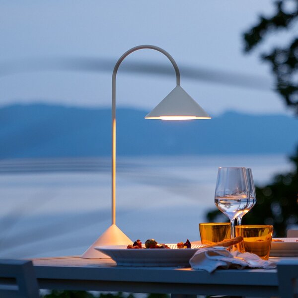 Kültéri Lámpa FRANDSEN, Grasp, dimmable, Fehér, Erkély, Fém, Dizájn