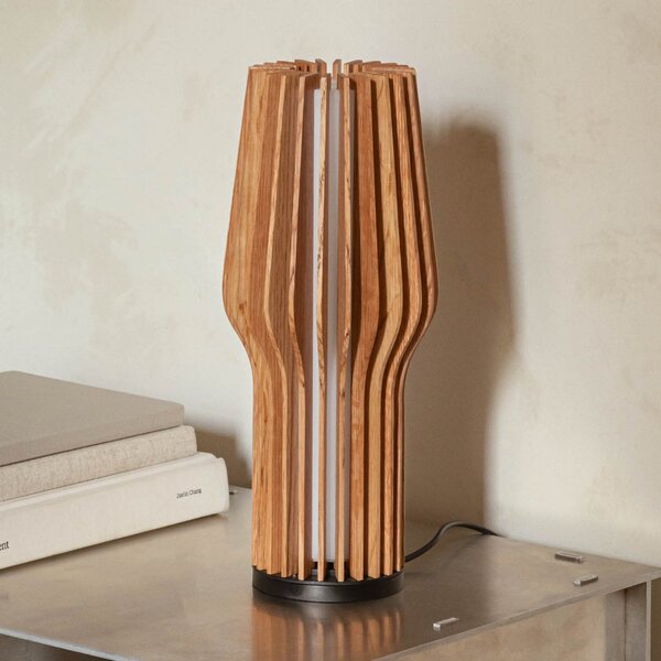 Asztali lámpa PLEASE WAIT to be SEATED, Radiant, dimmable, Fa, Nappali, Fa, Dizájn