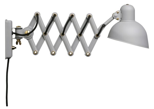 Fali Lámpa FRITZ HANSEN, Kaiser idell 6718-W, dimmable, Szürke, Nappali, Fém, Dizájn