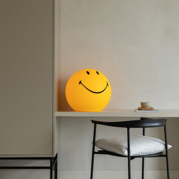 Állólámpa Mr Maria, Smiley, dimmable, Sárga, Gyermekszoba, Műanyag