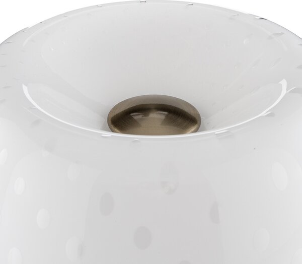 Asztali lámpa Foscarini, Lumiere, dimmable, Fehér, Nappali, Üveg, Dizájn
