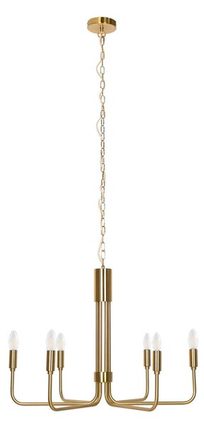 Csillárok Lindby, Elanova, dimmable, Arany / Sárgaréz, Nappali, Fém, Antik