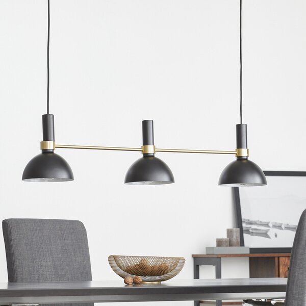Függőlámpa Markslöjd, Larry, dimmable, Fekete, Konyha, Fém, Modern