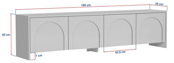 Aurelia TV-állvány, 180 cm – TR903NRD1103