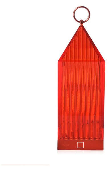 Kültéri Lámpa Kartell, Lantern, dimmable, Piros, Erkély, Műanyag, Dizájn