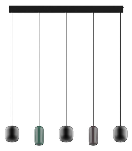 Függőlámpa Lucande, Narion, dimmable, Többszínű, Étkező, Fém, Modern