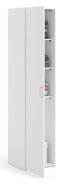 Fehér ruhásszekrény 39x175 cm Space – Tvilum