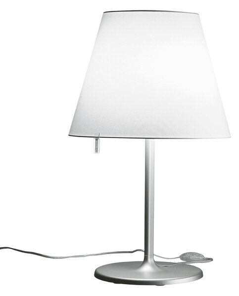 Asztali lámpa Artemide, Melampo, Szürke, Nappali, Szövet / Textília, Dizájn