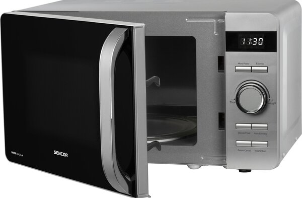 Sencor SMW 5217SL mikrohullámú sütő 17 l, ezüstszínű