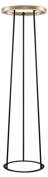 Állólámpa Lucande, Seppe, dimmable, Fekete, Nappali, Fém, Dizájn
