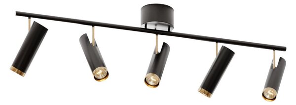 Mennyezeti Lámpa By Rydéns, Puls Bar, dimmable, Fekete, Nappali, Fém, Modern