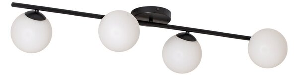 Mennyezeti Lámpa Euluna, Glassy, dimmable, Fekete, Nappali, Üveg, Modern